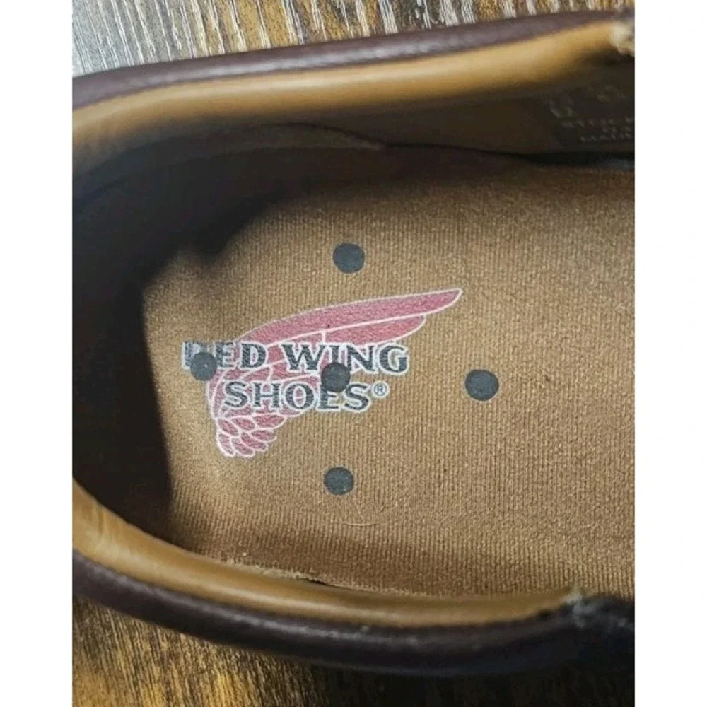 Red Wing Shoes Men's Brown Leather Slip-On Casual Shoes US 9.5 EE MPN 8702